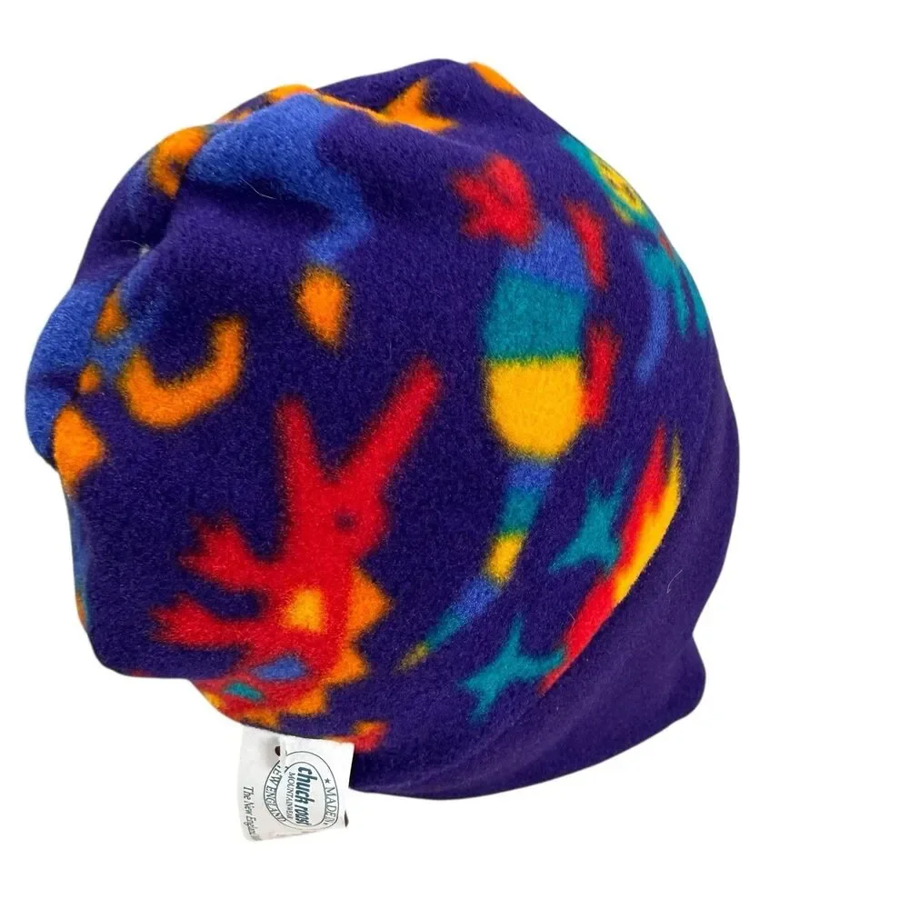 NEW Chuck Roast Mountainwear USA Fleece Zoo Print Kids Hat Medium Beanie